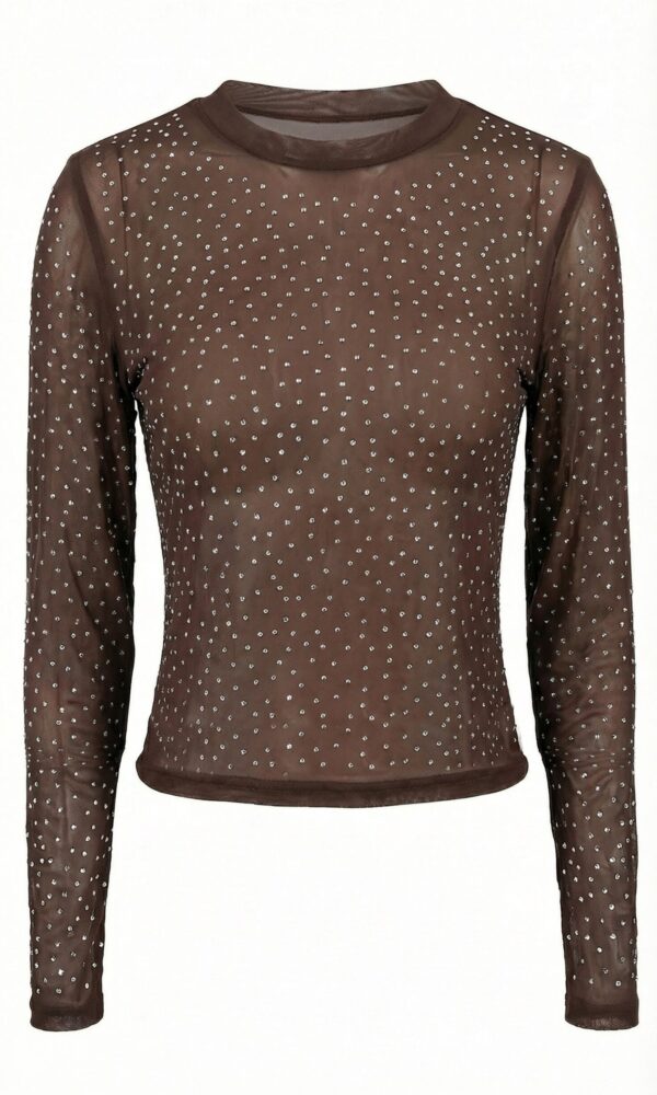 camiseta con strass