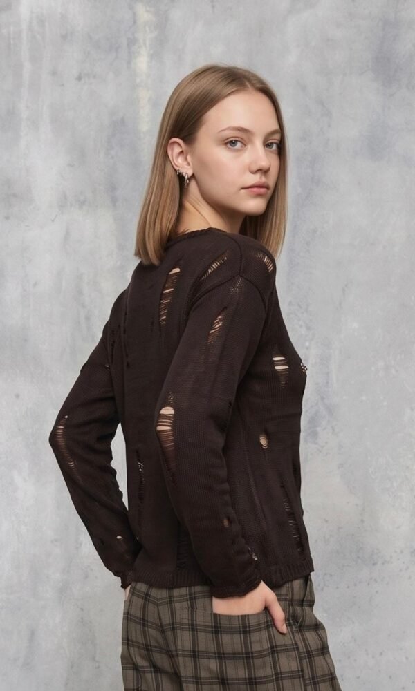 sweater tejido roturas acc chapita
